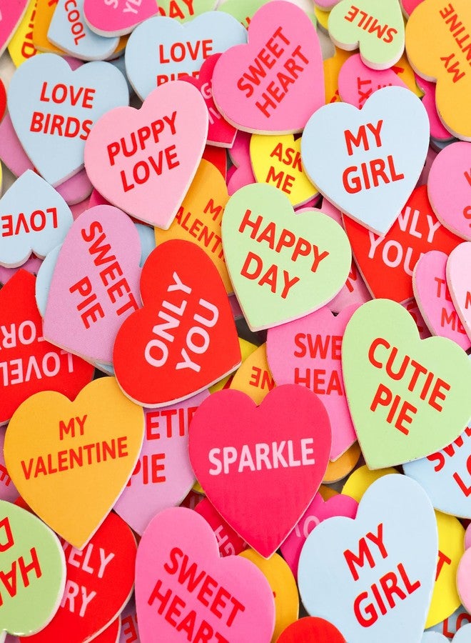 Fancy Land Valentines Day Foam Stickers Heart Shaped Conversation Sticker Colorful Decorative Labels for Valentine Crafts Scrapbook Favors Wedding Party Decoration Bridal Shower Supplies 200Pcs - Image 5